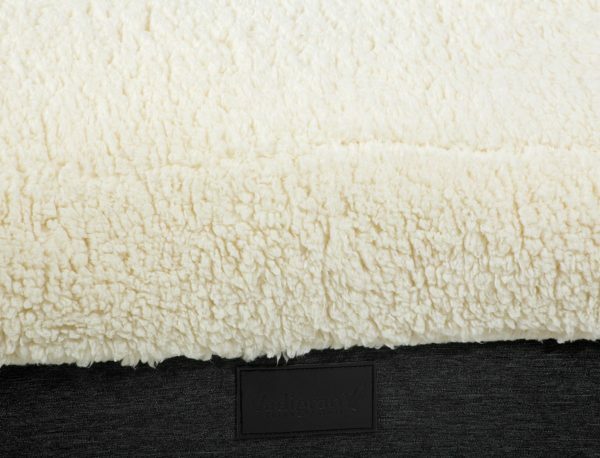 Matras Himalaya antraciet/crème 130x90x20cm