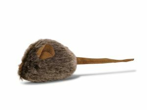 Speelgoed kat pluche piepende muis 15cm