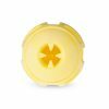 Speelgoed hond TPR bal Yellow Vanilla 8cm