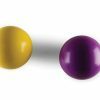 Speelgoed hond rubber bal geel Ø8cm