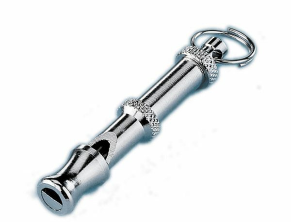 NOB Hondenfluitje metaal ultrasoon 10 cm S