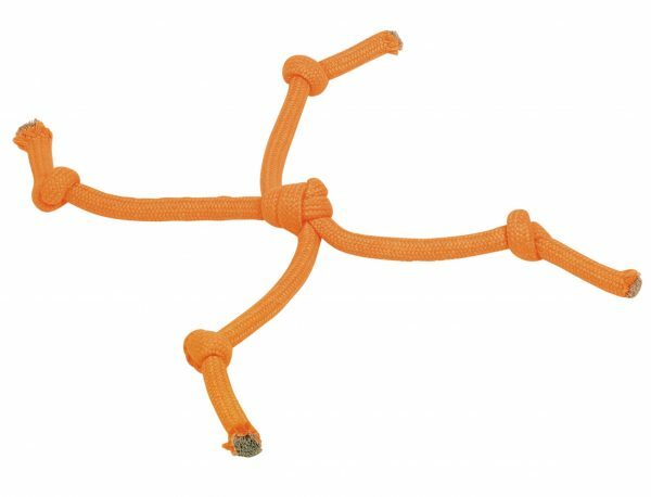 Spgd hond katoen Montain 2 koorden oranje 43cm