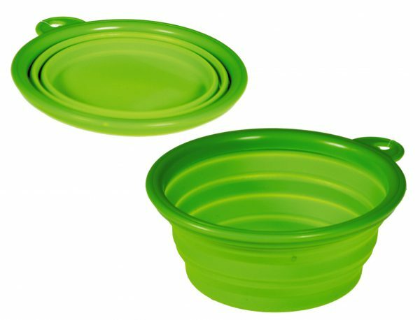 Reis eetpot silicone groen 13cm