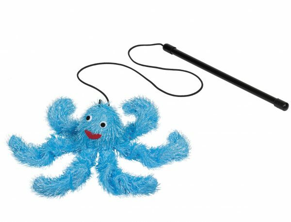 Speelgoed kat hengel Octopus & catnip 21cm