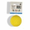 Speelgoed hond TPR bal Yellow Vanilla 6,4cm