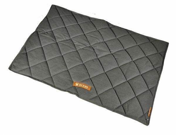 Tapijt Wooff Quilt antraciet 90x60cm
