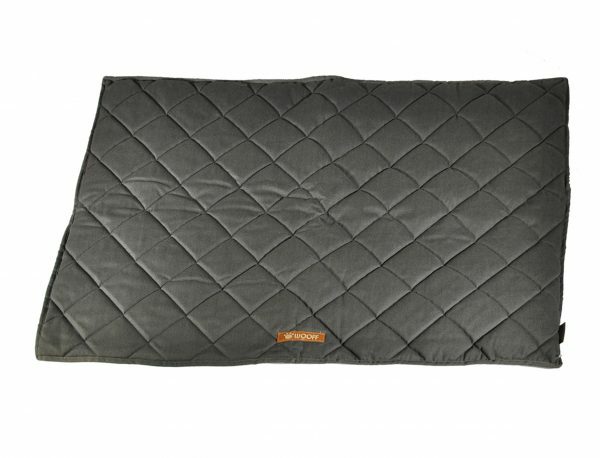 Tapijt Wooff Quilt antraciet 120x80cm