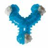 Speelgoed hond TPR driebeen blauw 11,5cm