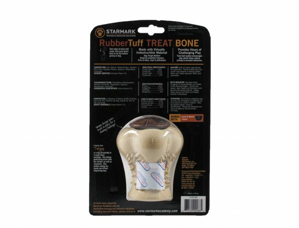 Starmark RubberTuff Treat Bone M Ø7,5x9,5cm