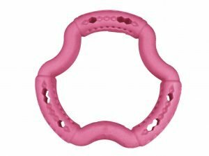 Speelgoed hond TPR ring Red Frutti 21cm