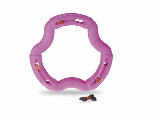 Speelgoed hond TPR ring Red Frutti 21cm