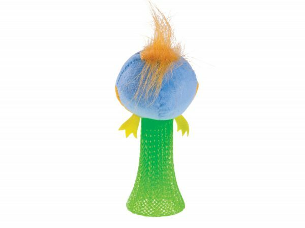 Speelgoed kat pluche hopping vogel 10cm