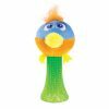 Speelgoed kat pluche hopping vogel 10cm