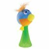 Speelgoed kat pluche hopping vogel 10cm