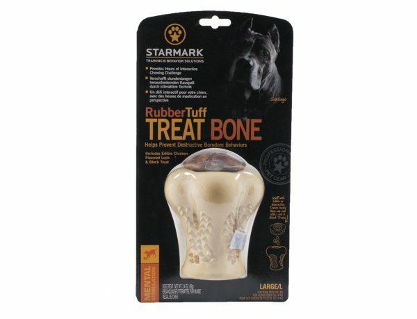 Starmark RubberTuff Treat Bone L Ø9,5x11,5cm