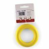 Speelgoed hond rubber ring geel Ø9cm