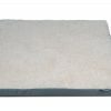 Matras Memory Foam grijs pluche 120x80x8cm