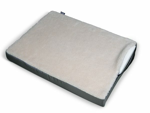 Matras Memory Foam grijs pluche 100x70x8cm