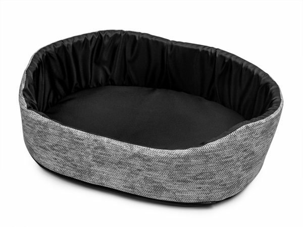 Hondenmand Winter grijs 50x35cm
