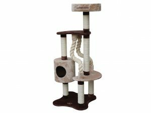 Kattenklim Senna bruin/beige 55 x 55 x 146,5 cm