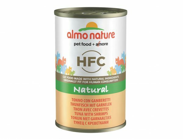 HFC Cats 140g Natural - tonijn en garnaaltjes