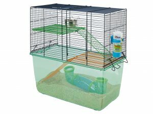 Hamsterkooi Habitat Metro marineblauw 51x26x52cm