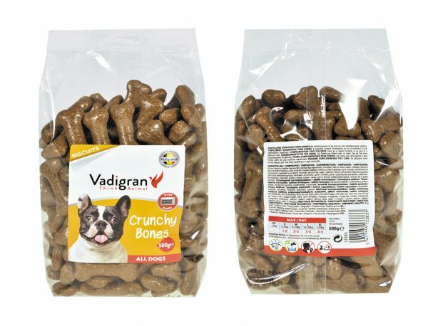 Snack hond Biscuits Crunchy Bones 500g