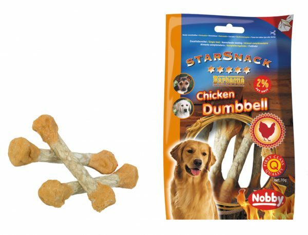 Snack hond kip dumbbell 70gr