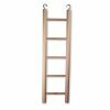 Speelgoed vogel hout ladder 5 sporten 48x14cm