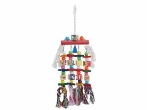 Speelgoed vogel Pleasure Cube 4voudig 50x15cm