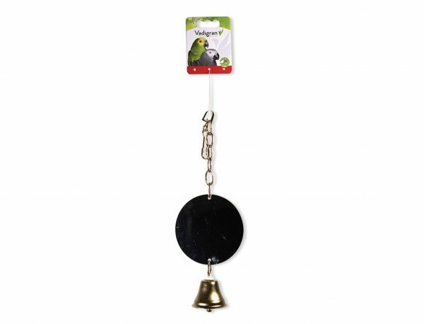 Spiegel metaal rond + 1 bel (10cm)