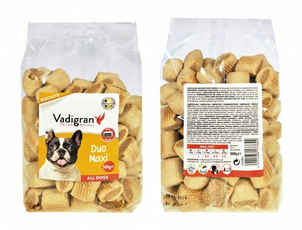 Snack hond Biscuits Duo Maxi 500g