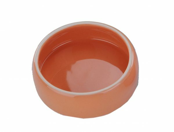 Eetpot knaagdier aardewerk oranje Ø14,5cm
