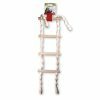 Speelgoed vogel touwladder 4 sporten 66cm