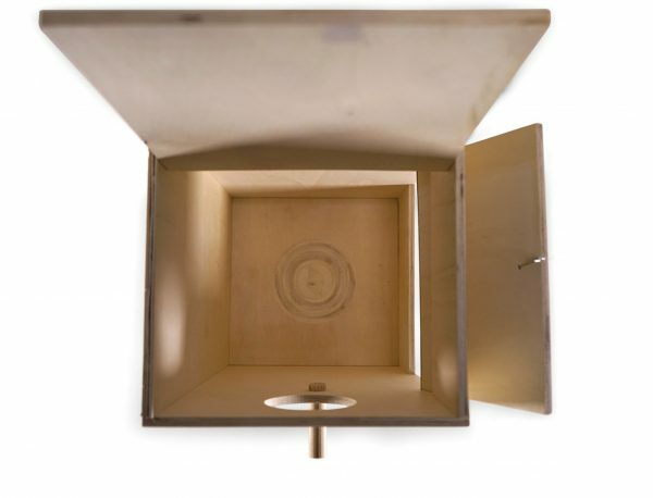 Valkparkietnestkast  20x20x30cm Ø4,7cm