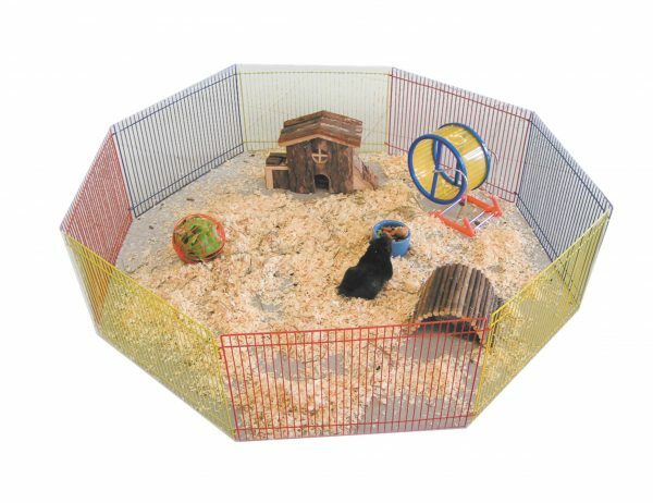 Speelren achthoekig hamster 34 x23cm