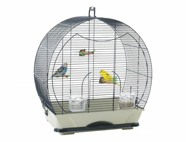 Kooi kleine vogel Evelyne40 marin/bei 52x32,5x55cm