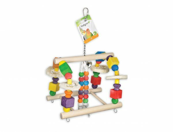 Speelgoed vogel Work Out Fun multikleur 36cm