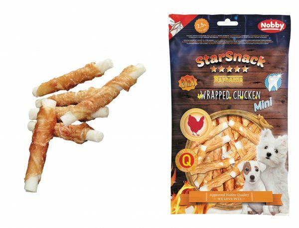 Snack mini kip stick omwikkeld 113gr