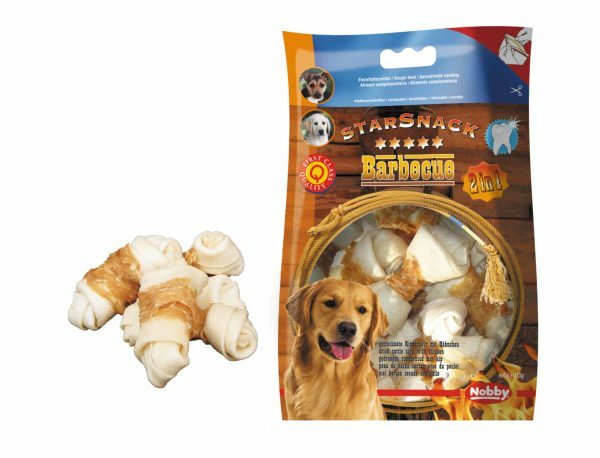 Snack hond kip geknoopt been omwikkeld 113gr