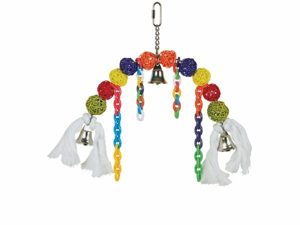 Speelgoed vogel Wicker Ball boog 35cm