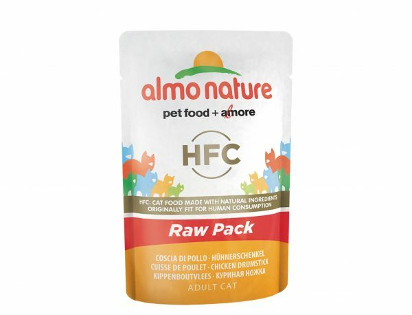 HFC Cats 55g Raw Pack - kippenboutvlees