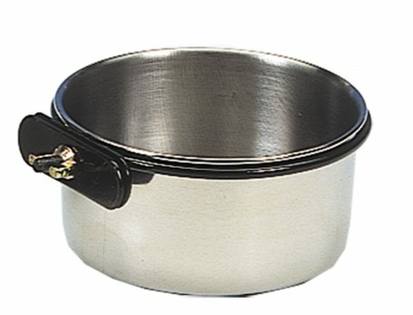 Eetpot inox + 1 vijs0,90l 15 cm