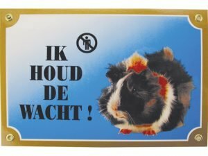 p8194  22481 waakbord gelamineerd cavia blauw nl 1