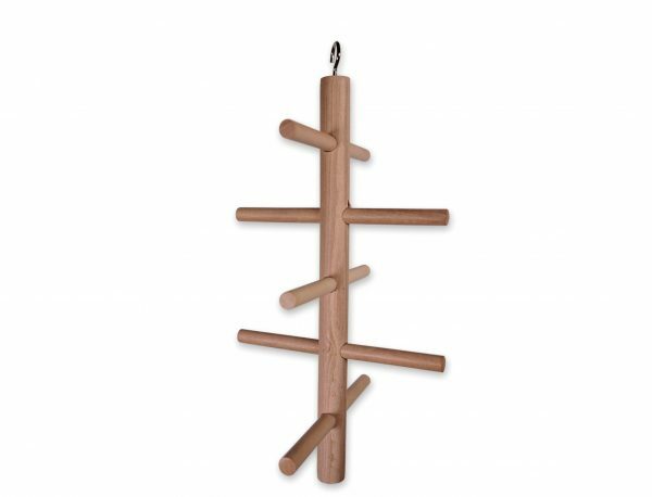 Speelgoed vogel hout klimboom 28x14 cm S