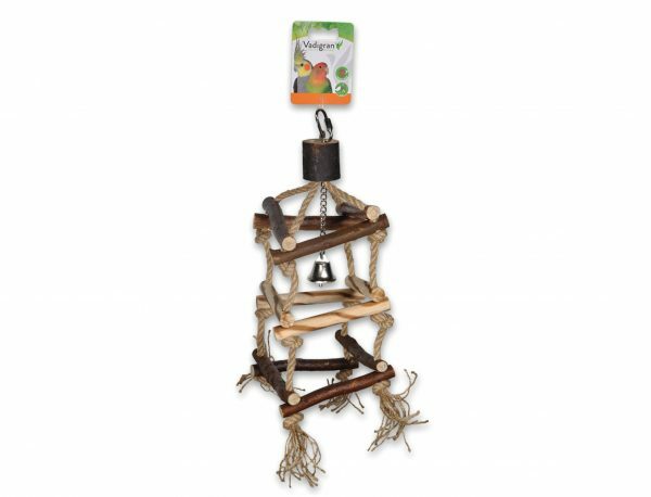 Speelgoed vogel hout natuur Tower 37cm