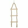 Speelgoed vogel sisal touwladder 3 sporten 57cm