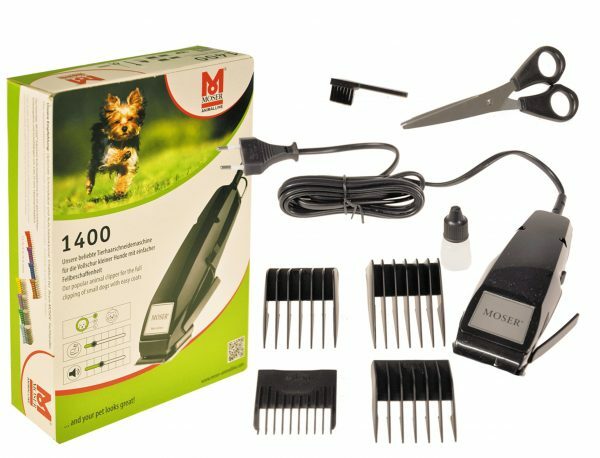 MOSER tondeuse Kit 1400 + 4 opzetkammen