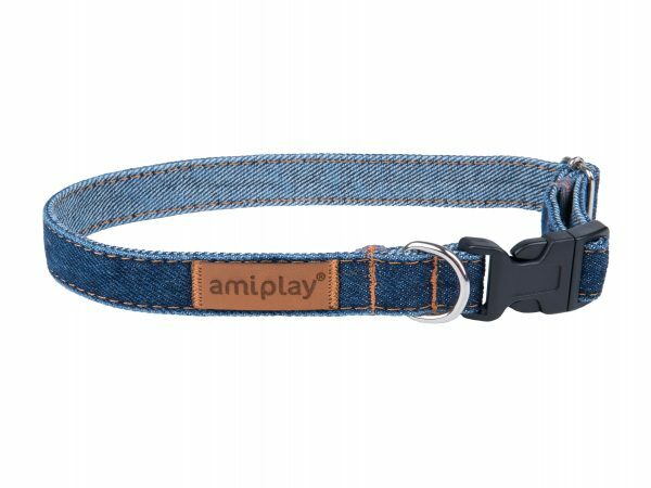 Ami Halsband Denim aanpasb. marine 20-35cmx10mm S