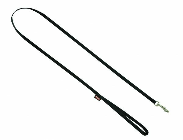 Leiband hond nylon Classic zwart 16mmx120cm